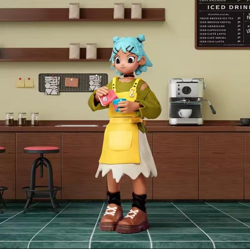 Rush Hour Peach Riort Pop Mart