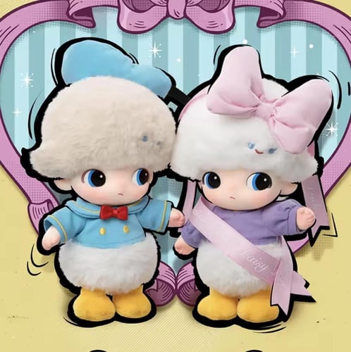 Dimoo World vinyl plush keychain