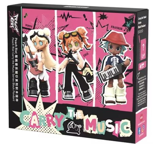Peach Riot Carry the Music Series Block Pendant