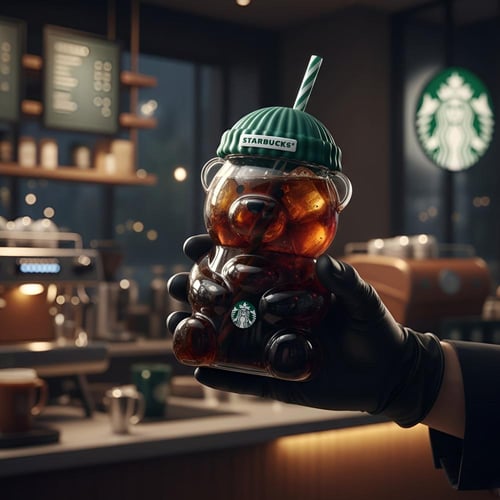 كوب الدب - كوب ستار بكس - Teddy Bear Cup 2026 Coff...