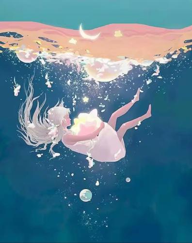 لوحات تلوين مرقمة _ Under water