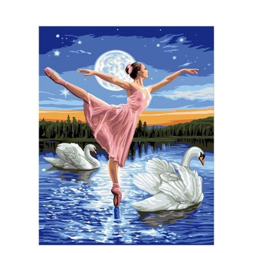 لوحات تلوين مرقمة | Swan Lake