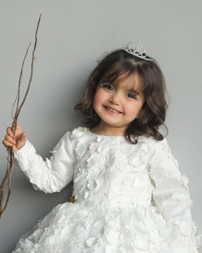 فستان ورود بارز فخم