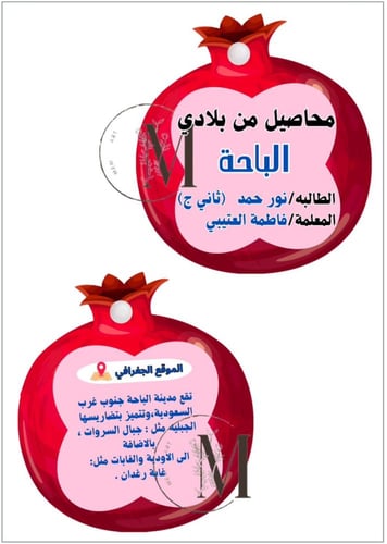 ( محاصيل من بلادي .. الباحه )