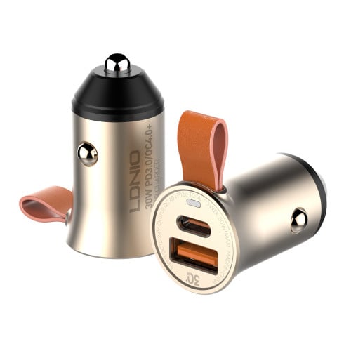 شاحن سياره منفذين pd+usb