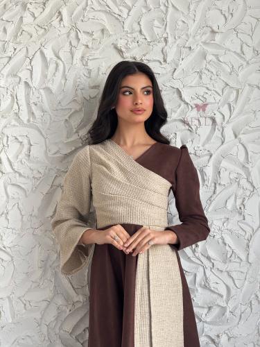 فستان شامواه بني