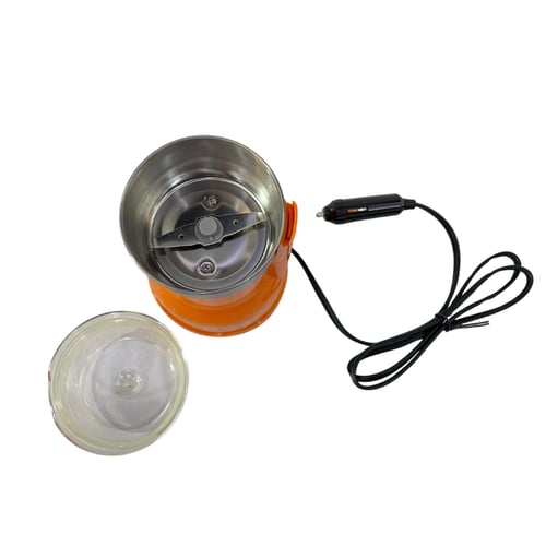 طاحونة قهوة على ولاعة السيارة مع شنطة حفظ