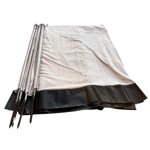 رواق رحلات البر حديد ماصورة لون ابيض مقاس 1.5×6 مت...