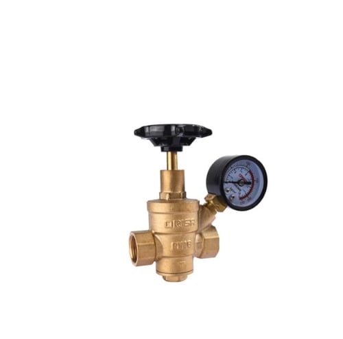 صمام منظم ومخفف ضغط ماء دينمو مطور نحاس ثقيل