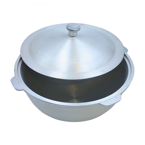 قدر بخاري المونيوم ثقيل مقاس كبير