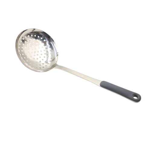 ملاس ستيل يد رصاصي كبير 18سم