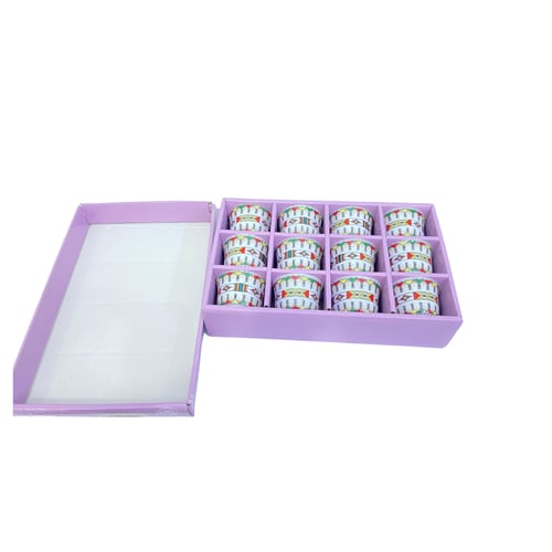 طقم فنجال قهوة نقش عسيري تراثي