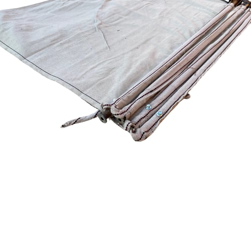 رواق رحلات البر حديد ماصورة لون ابيض مقاس 1.5×6 مت...