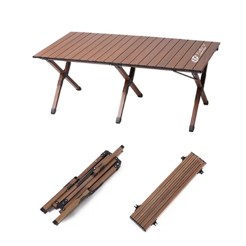 طاولة تخييم خشبية قابلة للطي Camping Table-01