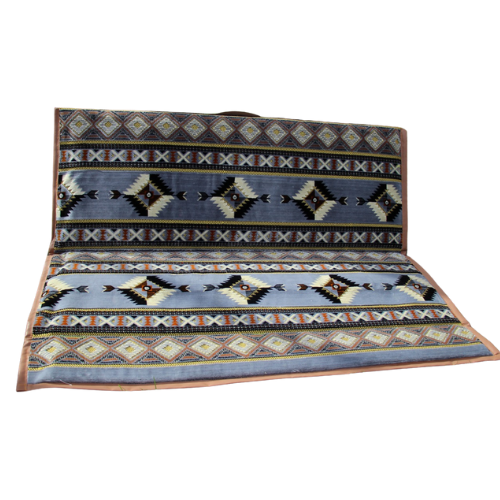 مسند ظهر 120سم نقشة ملكي ازرق