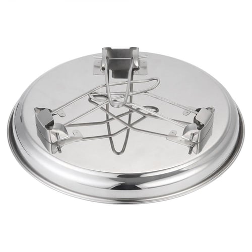 صحن بأرجل ستانلس ستيل هندي السنيدي 60 سم