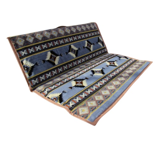 مسند ظهر 120سم نقشة ملكي ازرق