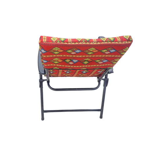 كرسي رحلات البراري مسفط نقش نجدي احمر