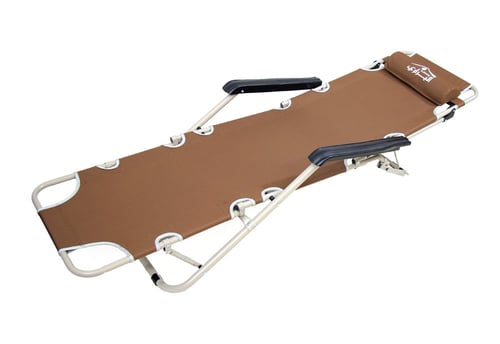 كرسي استرخاء لون بني