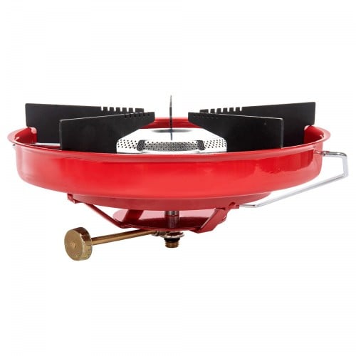 Indian red 28 cm gas stove for camping