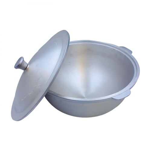 قدر بخاري المونيوم ثقيل مقاس كبير