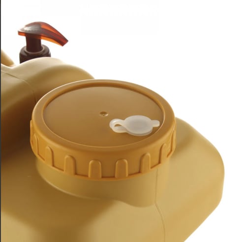 مغسلة البركة 12 لتر لون بيج