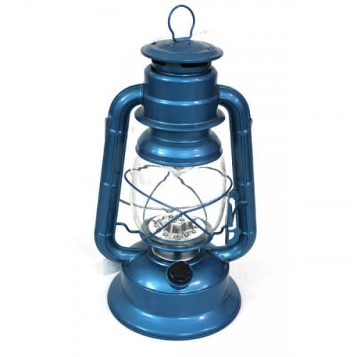 فانوس رحلات ازرق على بطاريات كبير