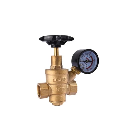 صمام منظم ومخفف ضغط ماء دينمو مطور نحاس ثقيل