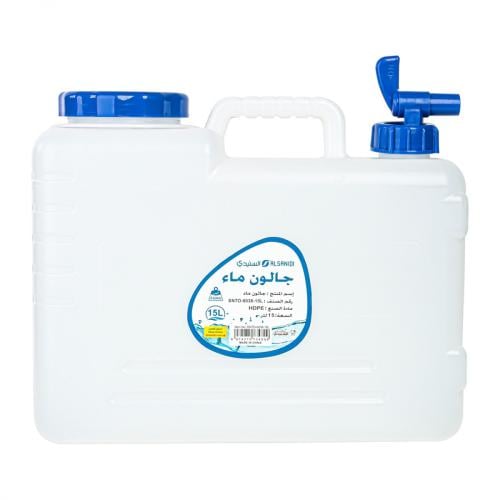 جالون مياه مع صنبور سعة 15 لتر