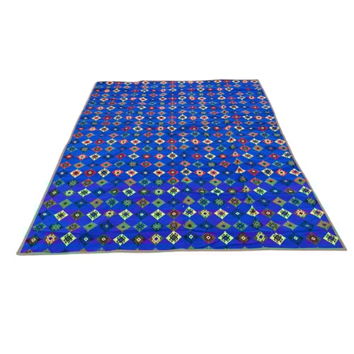 فرشة أرضية نقش سدو أزرق 2 * 3 متر