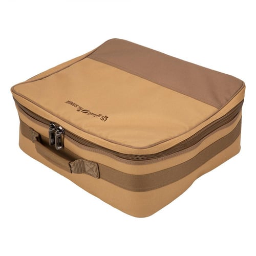 شنطة شاي وقهوة الصمان بطانة PVC قماش كاكي