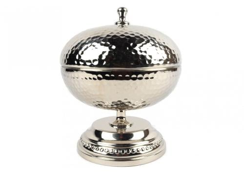 بادية تمر حب الرمان لون فضي مقاس 12