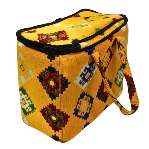 شنطة زمزميات نقش سدو أصفر