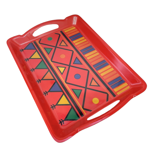 طوفرية ميلامين عسيري احمر مقاس 33*43