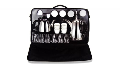 طقم دلة الخليج الكهربائي مع حقيبة فاخرة فاخر قهوة...