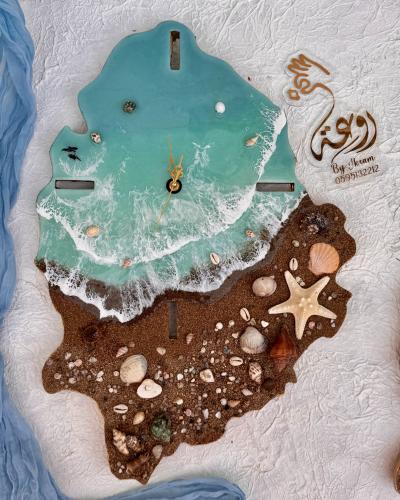 ساعة هدوء البحر ( مشطوف متعرج )