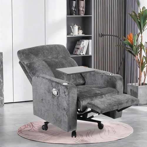 كرسي قيمرز كفرات رمادي غامق