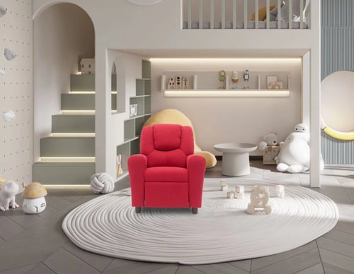 جوي كرسي اطفال مع اكواب احمر