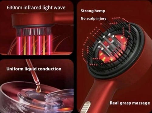 جهاز تحفيز فروة الرأس بتقنية الريد لايت