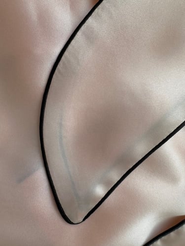 بيجاما حرير التوت النقي 2 قطعه