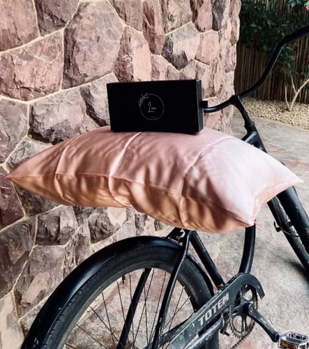 غطاء وساده حرير التوت النقي ( سحاب ) درجة 19mm ,6A