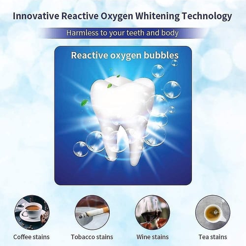 لصقات تبيض الأسنان المطورة 5D