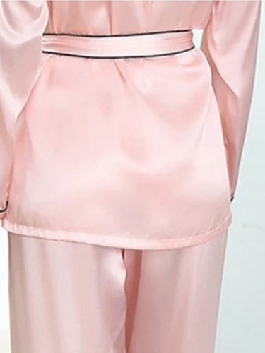 بيجاما حرير التوت النقي 2 قطعه