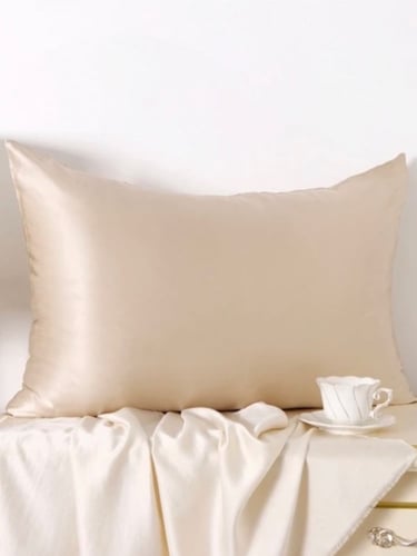 غطاء وساده حرير التوت النقي ( سحاب ) درجة 19mm ,6A