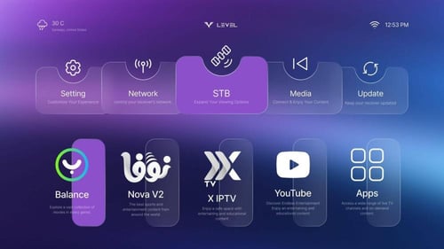 رسيفر ليفل جي تسعة فل اتش دي LEVEL G9 FULL HD