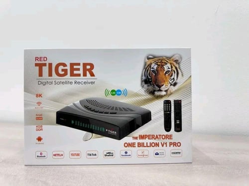 رسيفر تايجر ون بليون ڤي ون برو فوركيه اندرويد TIGE...