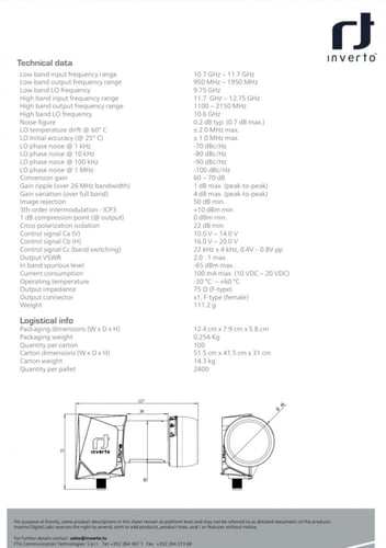 لاقط انفيرتو مخرج بلاك الترا الجديد Ultra Single H...