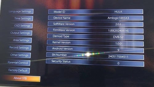 رسيفر سيناتور هولك فوركيه اندرويد فايف جي SENATOR...