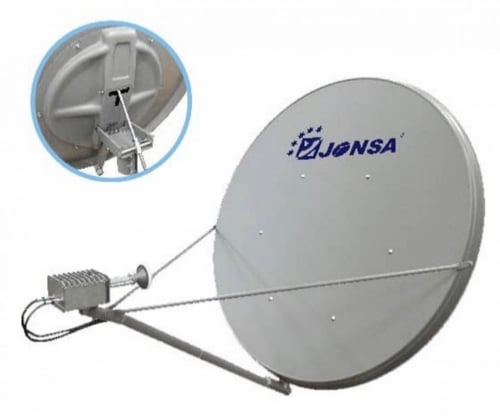 طبق دش جونسا 165 سم بيضاوي Offset Antenna قطعة واح...