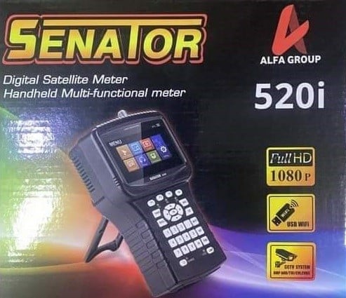 جهاز سات فايندر سيناتور يدعم الكاميرات SENATOR 520...